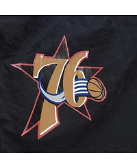 Mitchell & Ness Men's Black Philadelphia 76ers Team Essentials Nylon Shorts