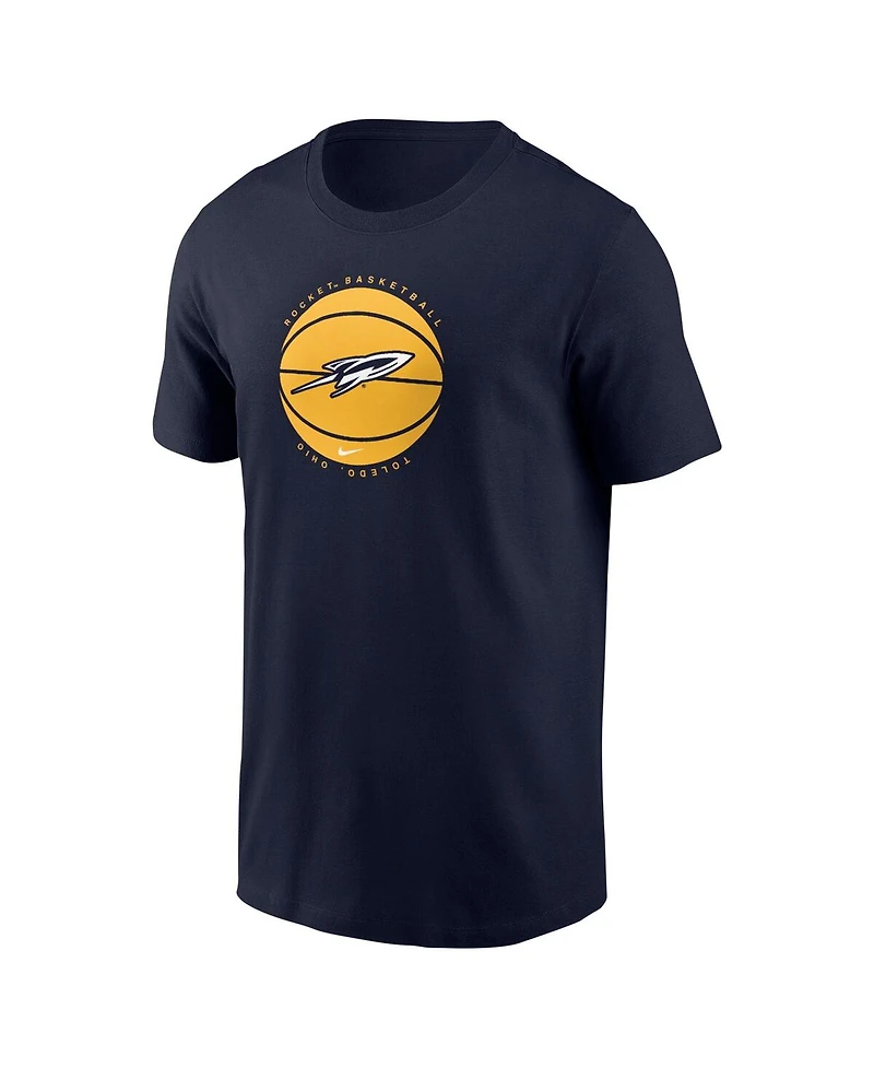 Nike Men's Navy Toledo Rockets Basketball Core T-Shirt