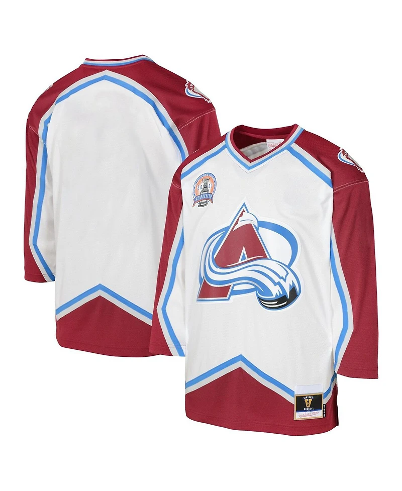 Mitchell & Ness Big Boys and Girls Blue Colorado Avalanche 2000 Line Player Jersey