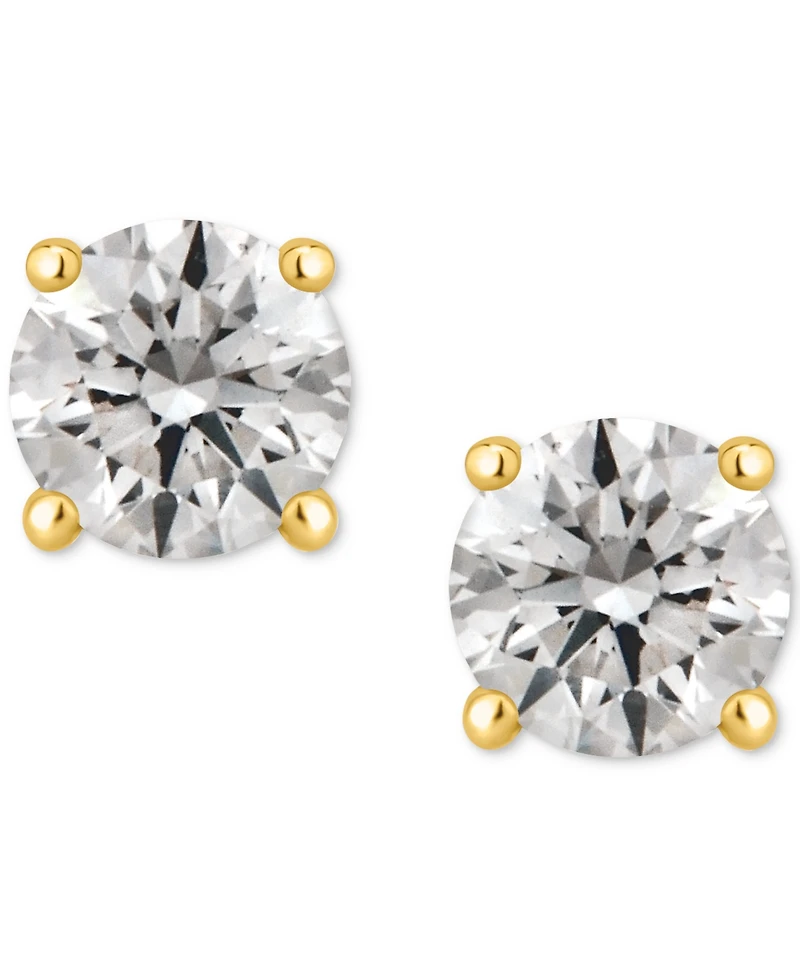 Gia Certified Diamond Stud Earrings (1 ct. t.w.) in 14k Gold