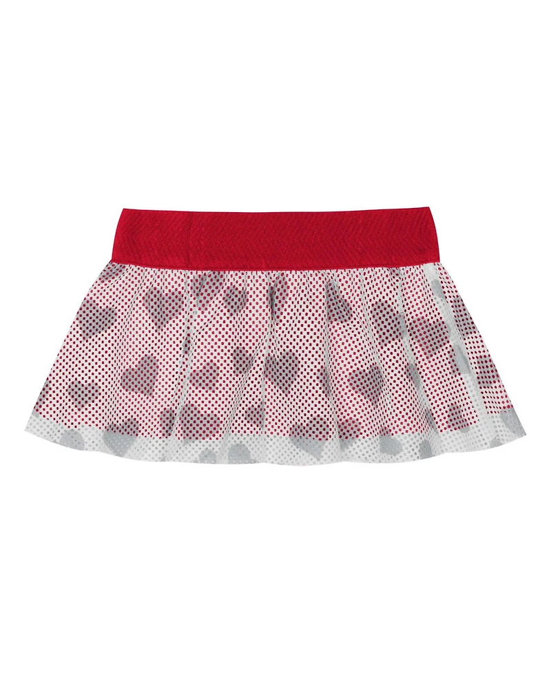 Outerstuff Baby Boys and Girls 2-Piece Ohio State Buckeye Love My Team Bodysuit Skirt Set