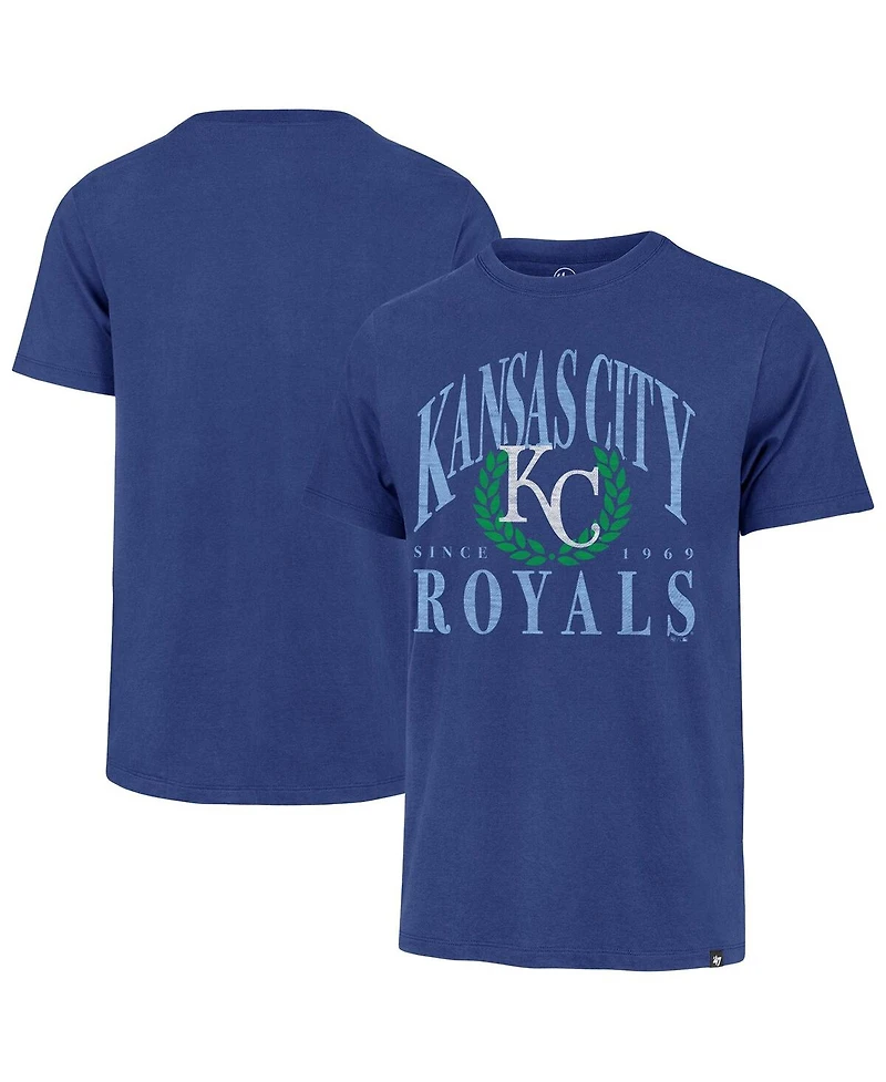 '47 Brand Men's Royal Kansas City Royals Pitchout Franklin T-Shirt