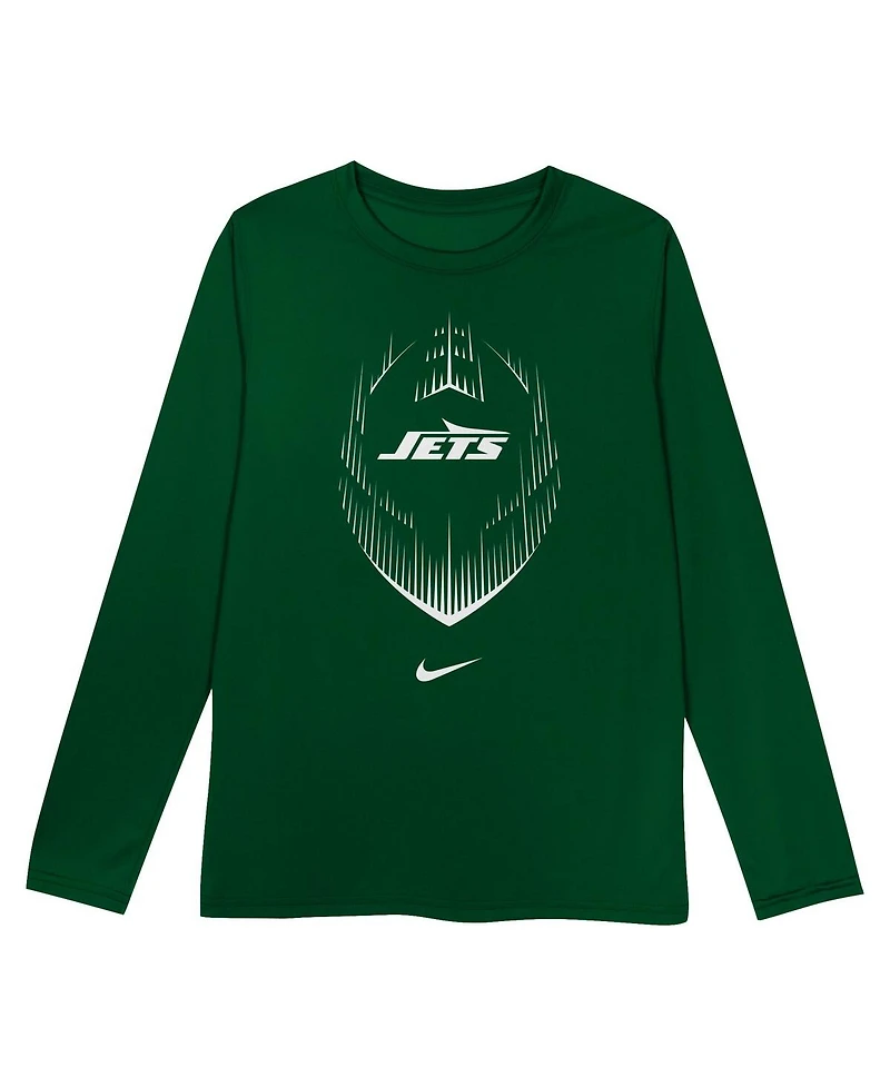 Nike Toddler Green New York Jets Legend Icon Long Sleeve T-Shirt