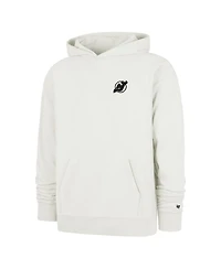 '47 Brand Men's Natural New Jersey Devils Foundation Pullover Hoodie