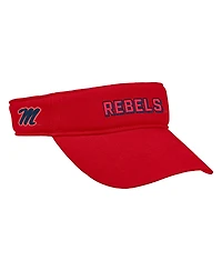 Nike Men's Red Ole Miss Rebels 2025 On-Field Ace Performance Adjustable Visor Hat