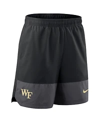 Nike Men's Black Wake Forest Demon Deacons 2025 Sideline Performance Shorts