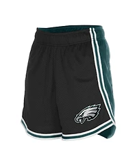 New Era Women's Black/Midnight Green Philadelphia Eagles Sport Classics Mesh Shorts