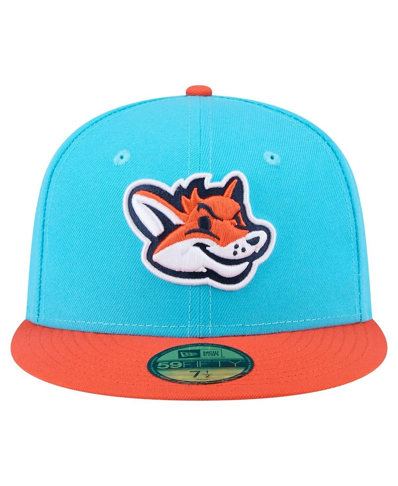 New Era Men's Light Blue Somerset Patriots Copa de la Diversion 59FIFTY Fitted Hat