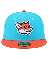 New Era Men's Light Blue Somerset Patriots Copa de la Diversion 59FIFTY Fitted Hat