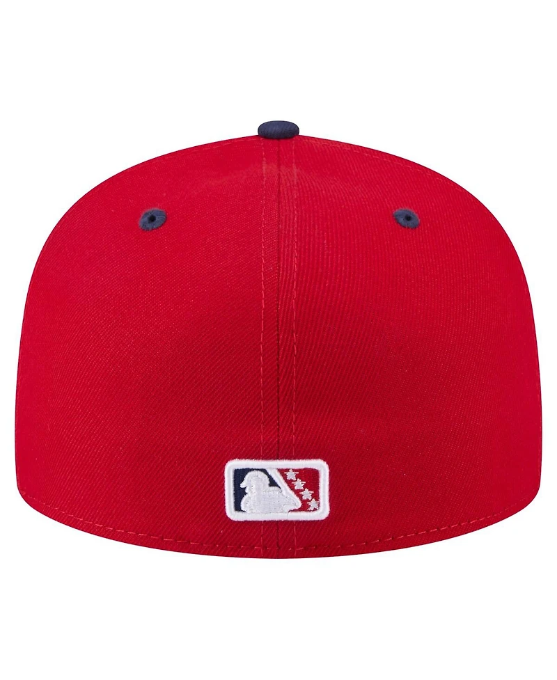 New Era Men's Red Lehigh Valley IronPigs Copa de la Diversion 59FIFTY Fitted Hat