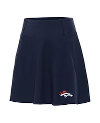 Antigua Women's Navy Denver Broncos Chip Skort