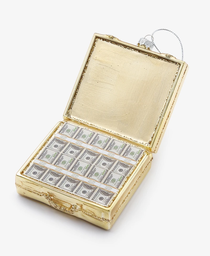Holiday Lane Eclectic Charm Glass Money Case Ornament, Macy's Exclusive