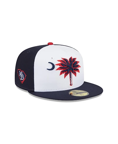 New Era Men's Navy Myrtle Beach Pelicans Theme Nights 59FIFTY Fitted Hat