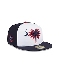 New Era Men's Navy Myrtle Beach Pelicans Theme Nights 59FIFTY Fitted Hat