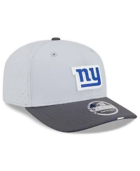 New Era Men's Gray/Graphite New York Giants 2025 Nfl Training Camp 9SEVENTY Adjustable Hat
