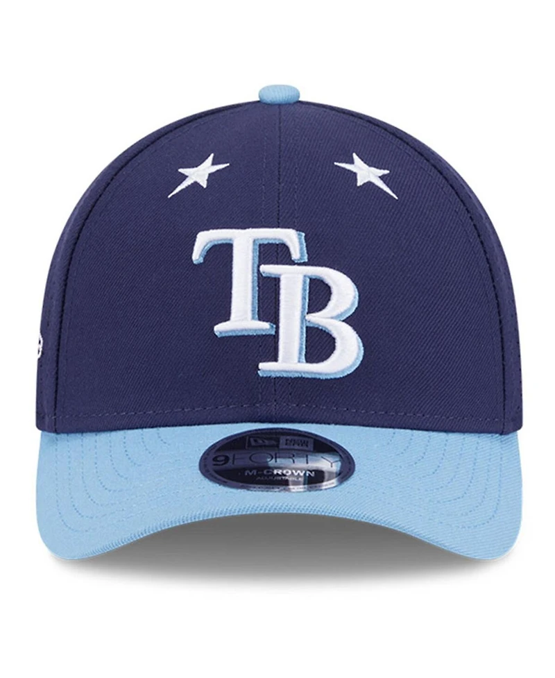 New Era Men's Navy/Light Blue Tampa Bay Rays 2025 Mlb All-Star Game 9FORTY M-Crown Adjustable Hat