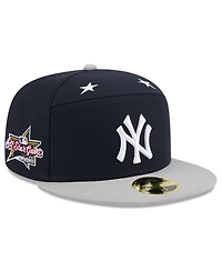 New Era Men's Navy/Gray York Yankees 2025 Mlb All-Star Game Side Patch 59FIFTY Fitted Hat