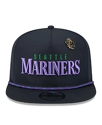 New Era Men's Navy Seattle Mariners 2025 Big League Chew Golfer Snapback Hat