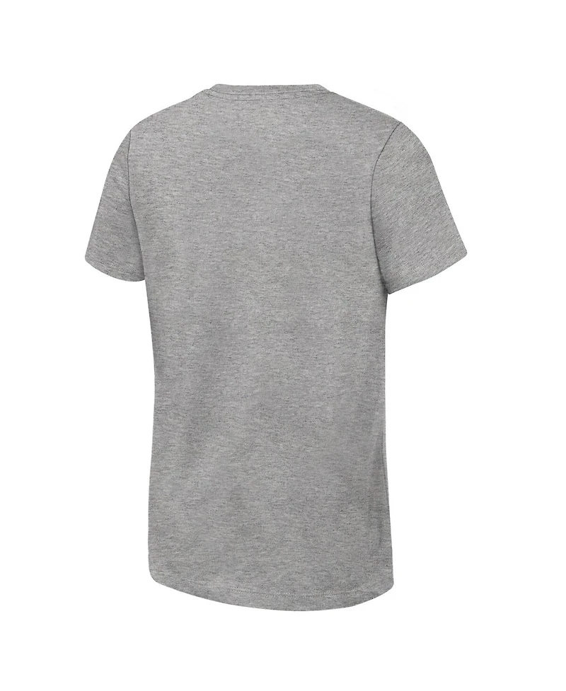 Fanatics Big Boys and Girls Heather Gray Florida Panthers 2025 Stanley Cup Champions Locker Room T-Shirt