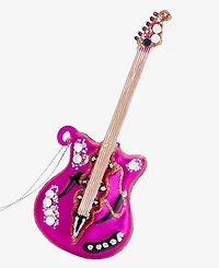 Holiday Lane Eclectic Charm Glass Guitar Ornament, Macy's Exclusive