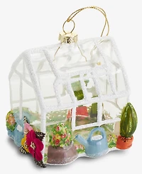 Holiday Lane Eclectic Charm Glass Greenhouse Ornament, Macy's Exclusive