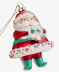 Holiday Lane Sugar Plum Sweet Santa Ornament, Macy's Exclusive