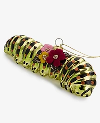 Holiday Lane Enchanted Forest Glass Caterpillar Ornament, Macy's Exclusive