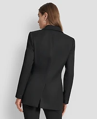 Dkny Women's Double-Breasted Basket-Weave Jacket