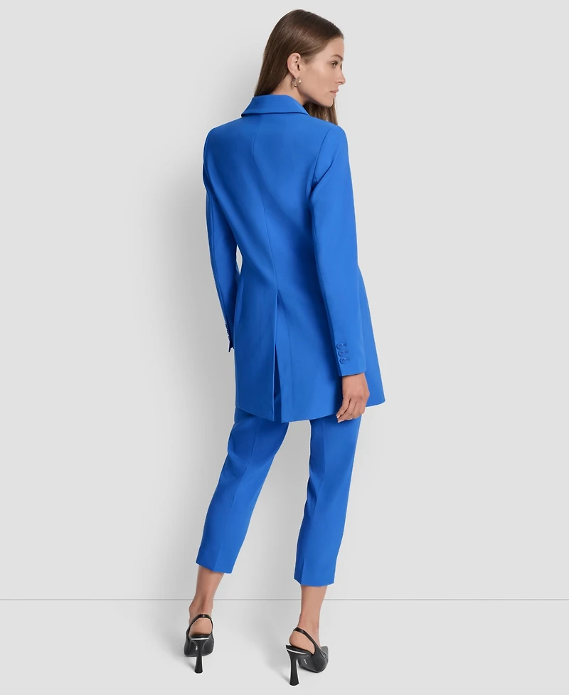 Dkny Women's Notch-Collar One-Button Long Jacket