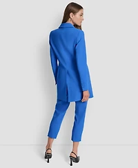 Dkny Women's Notch-Collar One-Button Long Jacket