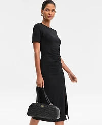 I.n.c. International Concepts Women's Side-Ruched Dress, Macy's Exclusive