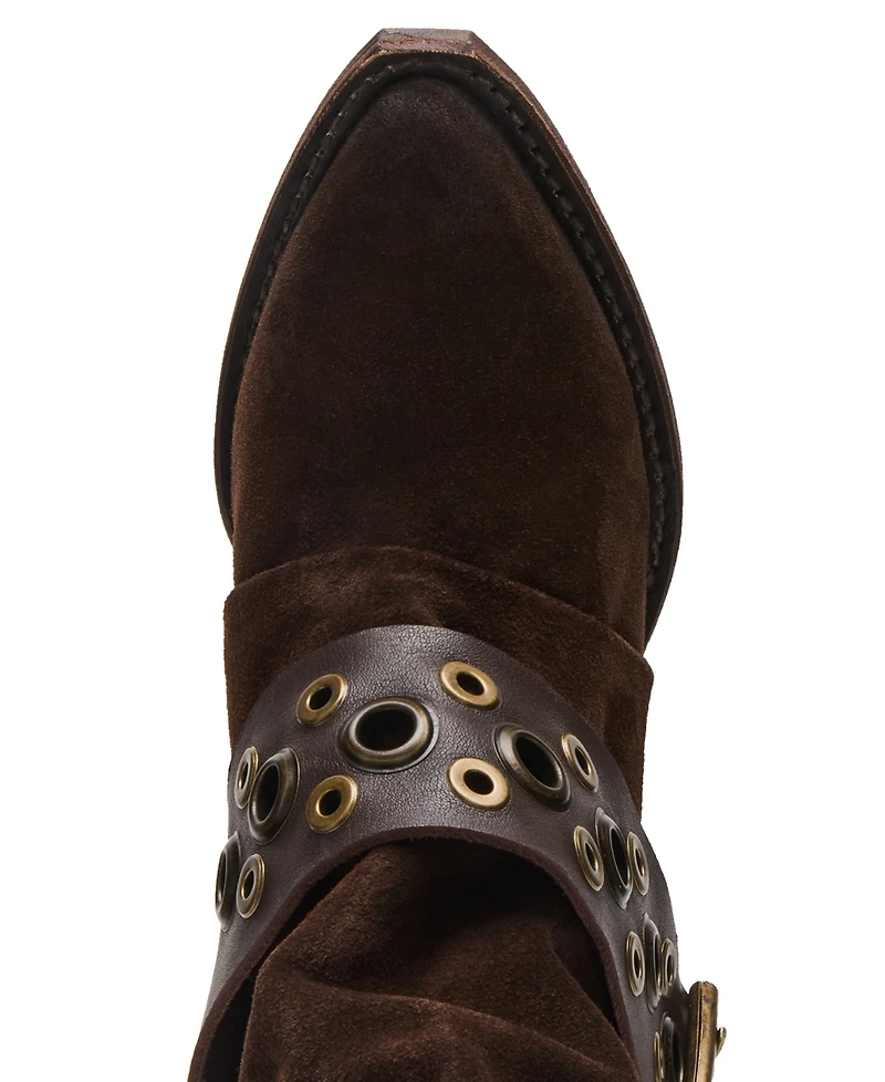 Steve Madden Women's Ashwood Western Moto Boots