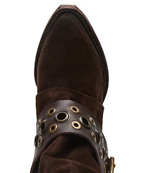 Steve Madden Women's Ashwood Western Moto Boots