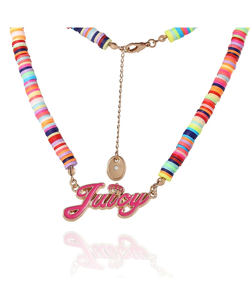 Juicy Couture Kids 15+2" Confetti Beaded Necklace