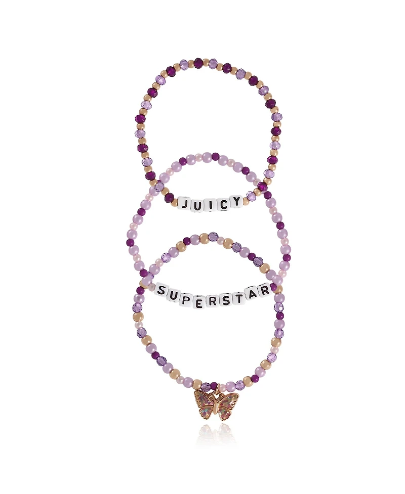 Juicy Couture Kids Choose Juicy Superstar 3 Piece Beaded Jewelry