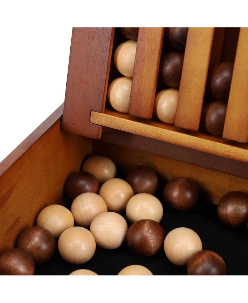 We Games Wood Captain's Mistress Game (4 balls in a row) 11.38 inches