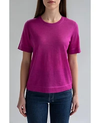 Sskein Women's 's Crew Neck Sweater Tee