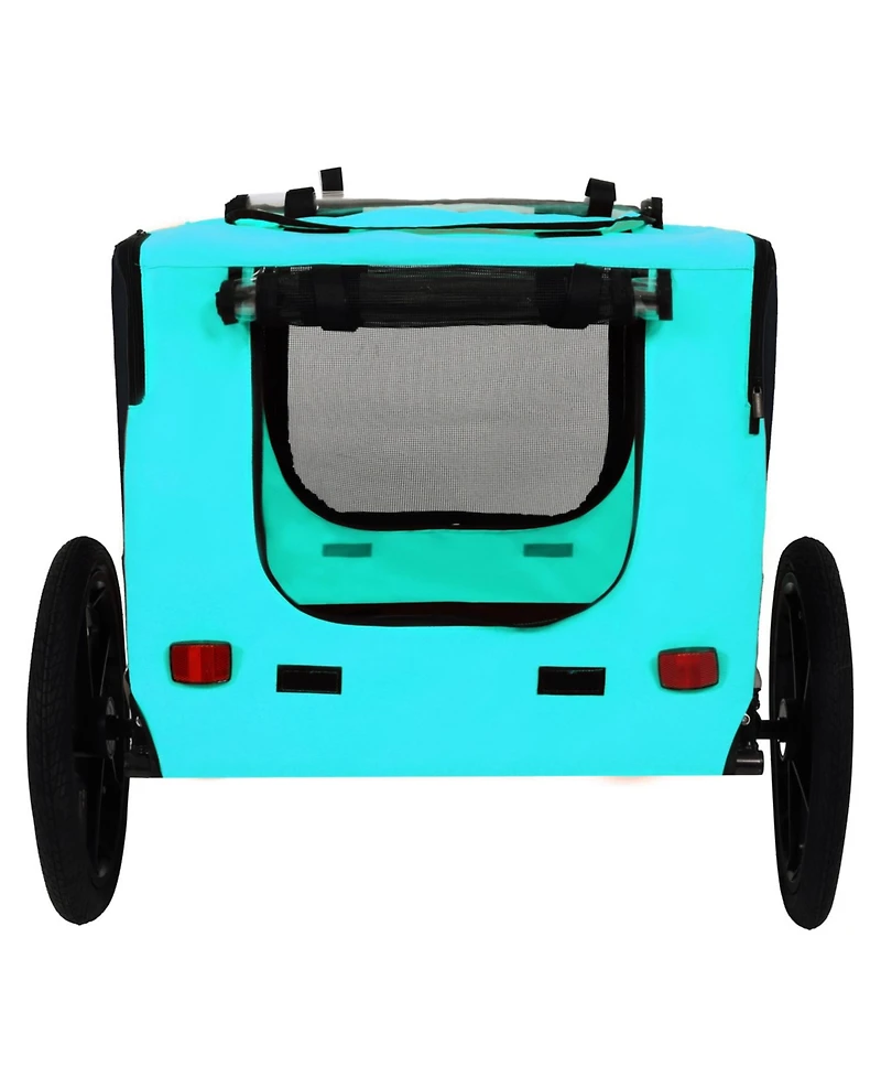 Streamdale Furniture Pet Bike Trailer - Folding Quick Release Leash