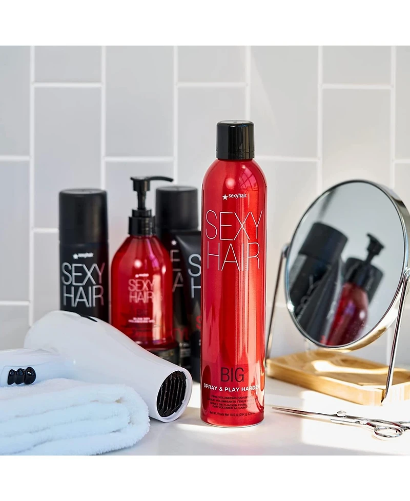 Sexy Hair Big Spray & Play Harder Firm Volumizing Hairspray 10oz