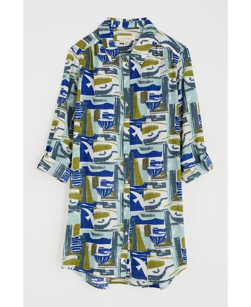 Seasalt Cornwall Women's Wren Button Up Flutter Shirt