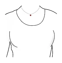 Bling Jewelry Small Red Enamel Ladybug Pendant Necklace and Stud Earrings Set Gold Tone