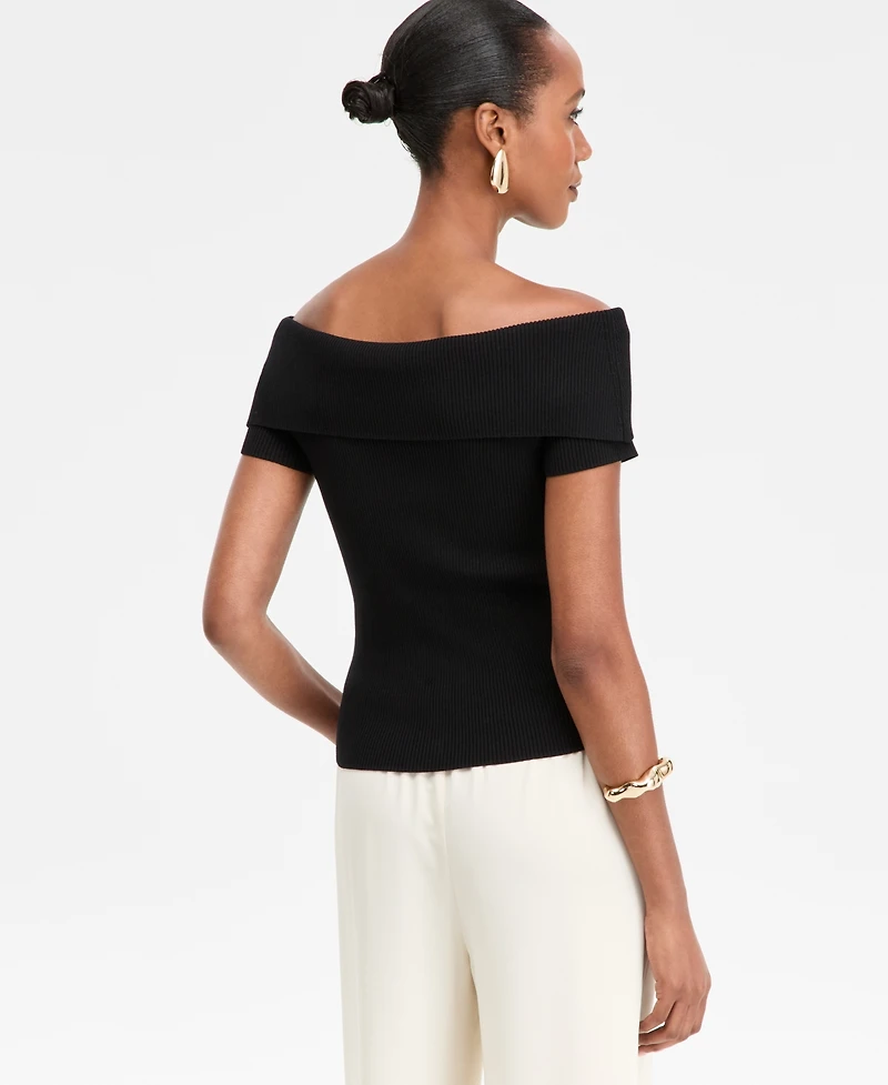 I.n.c. International Concepts Women's Off-The-Shoulder Sweater, Macy's Exclusive