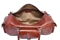 20 Inch Nexus Leather Canvas Duffle Bag
