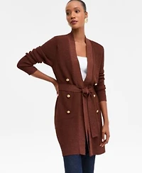 I.N.C. International Concepts Womens Metallic Open Front Cardigan Xs 3x Created For Macys