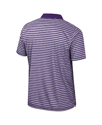 Colosseum Men's Purple Kansas State Wildcats Striped Polo Shirt