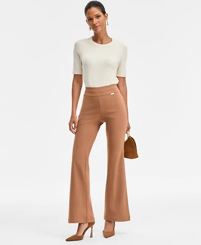 I.n.c. International Concepts Women's Flared-Leg Pull-On Pants, Exclusively at Macy's