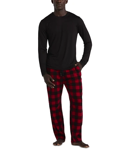 Perry Ellis Portfolio Men's Buffalo Plaid Pajama Set