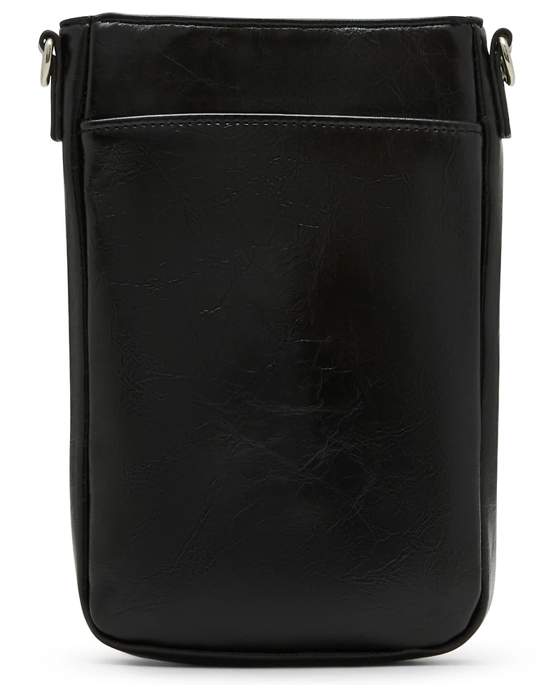 Madden Girl Inezc Crinkle Magnetic Phone Pouch Crossbody