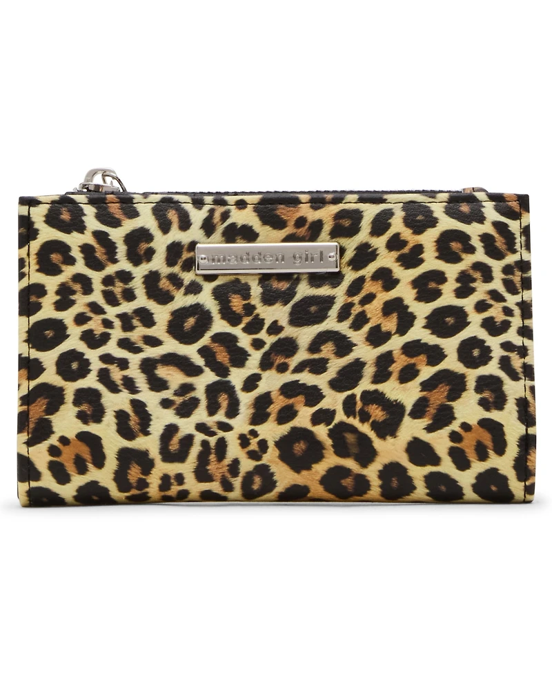 Madden Girl Morr Polyurethane Snap Wallet