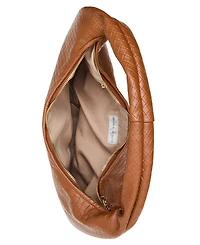 Madden Girl Jesinia Woven Zipper Hobo Bag